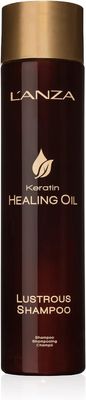 L&#39;ANZA Keratin Healing Oil Lustrous Shampoo for Damaged Hair - Nourishes, Repairs, and Boosts Hair Shine and Strength for a perfect Silky Look, Sulfate-free, Parabens-free, Gluten-free (10.1 Fl Oz)