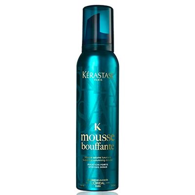 Kerastase Mousse Bouffante Hair Mousse | Volumizing and Bodying Styling Product | Strong Hold | Heat Protectant | With Vitamins | For All Hair Types | 150ml