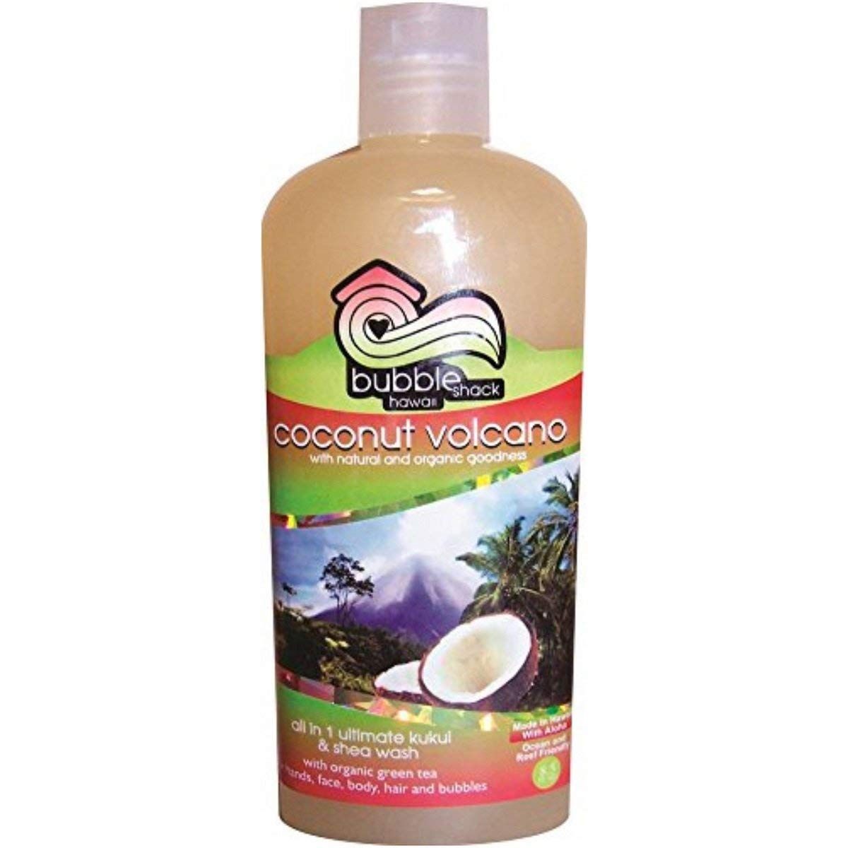 Bubble Shack Coconut Volcano All in1 Ultimate Kukui &amp; Shea Wash
