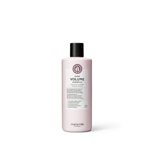 Maria Nila Pure Volume, Shampoo 11.8 Fl Oz, Vitamin B5 Gives Volume to Thin &amp; Fine Hair, 100% Vegan &amp; Sulfate/Paraben free