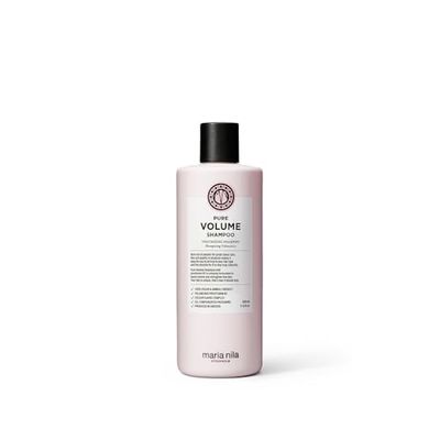 Maria Nila Pure Volume, Shampoo 11.8 Fl Oz, Vitamin B5 Gives Volume to Thin &amp; Fine Hair, 100% Vegan &amp; Sulfate/Paraben free