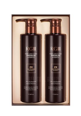 RG3 RGIII PREMIUM HAIR LOSS CLINIC SHAMPOO (TWO BOTTLE SET)