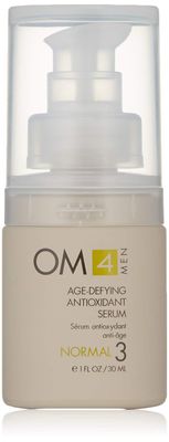 Organic Male OM4 Normal STEP 3: Age-Defying Antioxidant Serum - Men anti-aging light facial Vitamin C solution refines fine lines and wrinkles for men