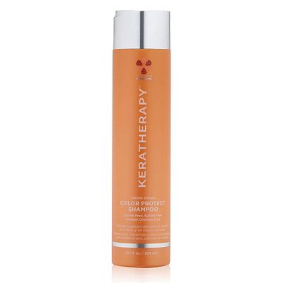 KERATHERAPY Keratin Infused Color Protect Shampoo, 10.1 fl. oz., 300 ml - Gluten Free Color Protecting Shampoo for Color Treated Hair with Kerabond Technology, Red Raspberry Oil, Omega 3 &amp; 6