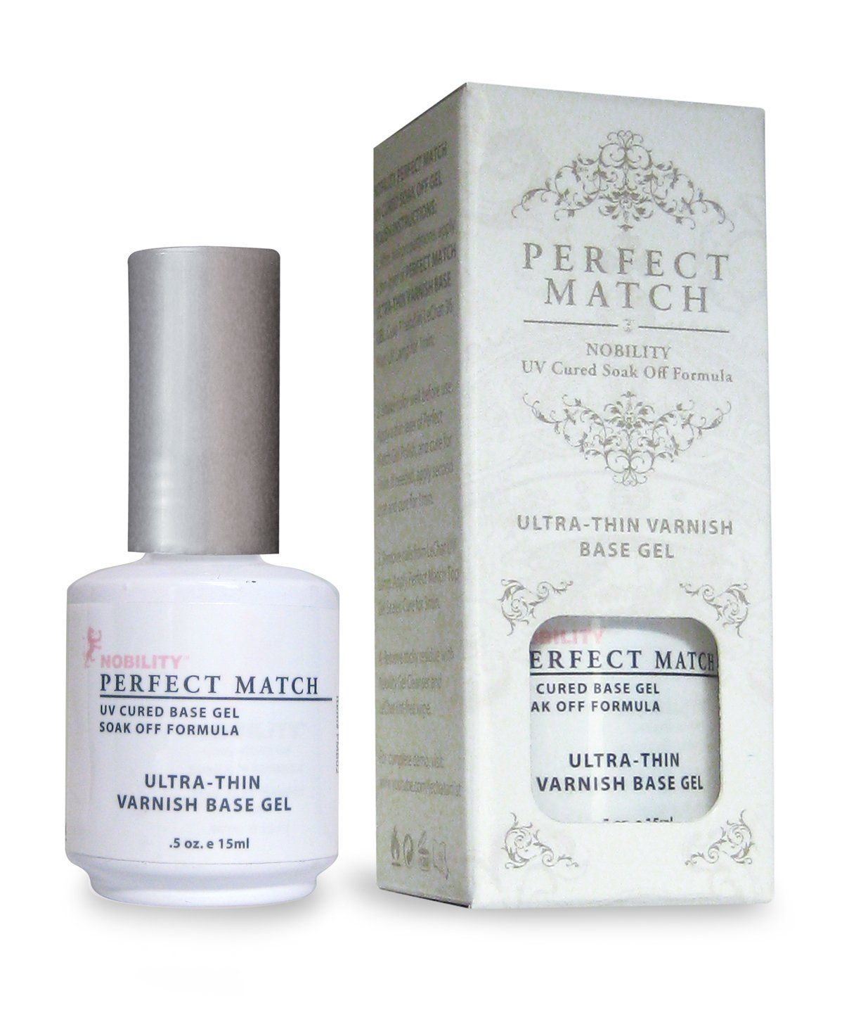 LECHAT Perfect Match Varnish Base Gel, Ultra Thin, 0.500 Ounce