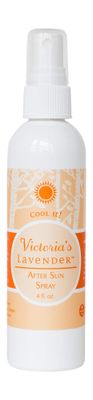 Victoria&#39;s Lavender Organic Aloe Vera Spray - For Sunburn, Hot Flashes &amp; Post Workout Cooling, Contains Aloe Vera Gel &amp; Pure Lavender Essential Oil, Refreshing Spray Moisturizer for Body - 4 fl oz