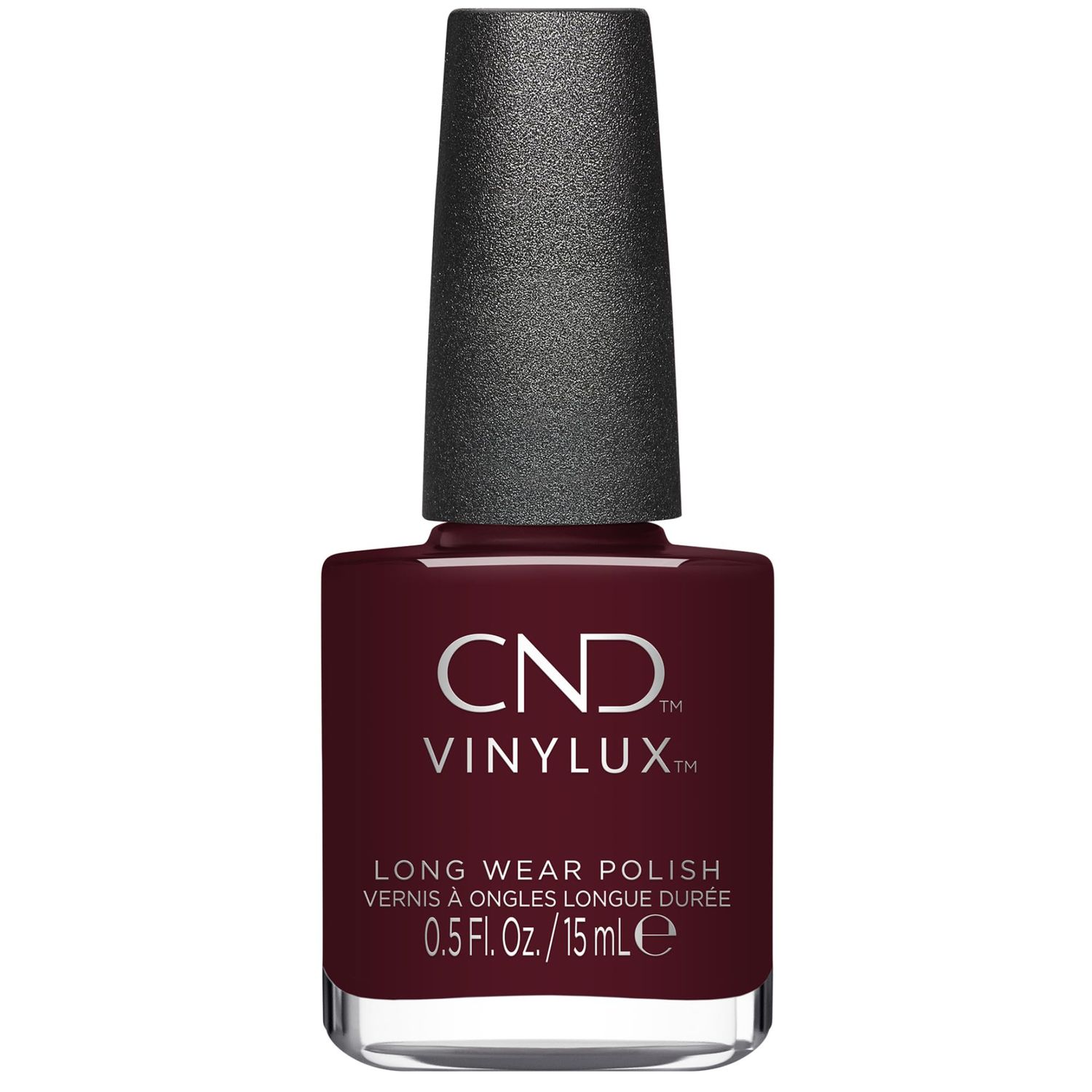 CND Vinylux Longwear Red Nail Polish, Gel-like Shine &amp; Chip Resistant Color, Oxblood, 0.5 fl. oz
