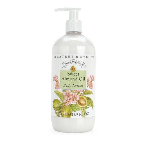 Crabtree &amp; Evelyn Body Lotion, Sweet Almond Oil, 16.9 Fl Oz