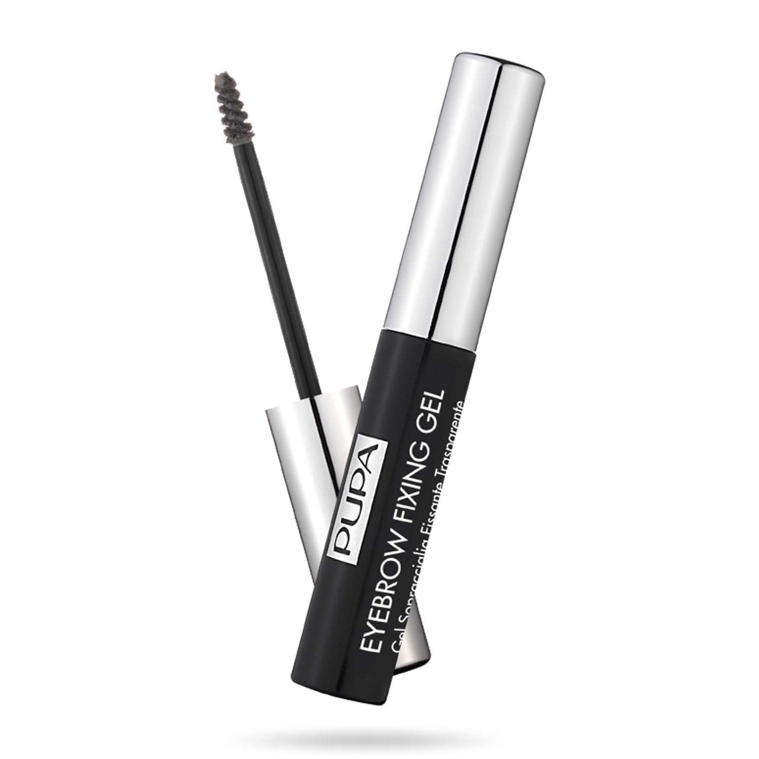 PUPA Milano Eyebrow Fixing Gel - Instant Brow Grooming, Shaping And Control - Achieve A Professional Salon Lamination Look - All Day Hold - Sculpt Your Arches With Precision - 100 Clear - 0.13 Oz