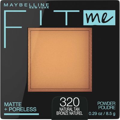 Maybelline Fit Me Matte + Poreless Pressed Face Powder Makeup &amp; Setting Powder, Natural Tan, 1 Count