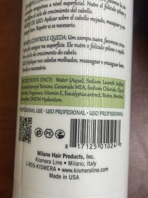 Kismera Hair Loss Control Shampoo By for Unisex - 16.9 Ounce Shampoo, 16.9 Ounce