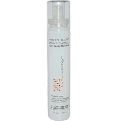 Giovanni Protective Moisture Leave-In Treatment - Leave In Conditioner Spray, Detangler, Hair Care Products for Women &amp; Men, Curly &amp; All Hair Types, Heat Protectant, Smooth Silk Finish - 5.1 Fl Oz