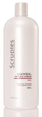 Scruples Quickseal Detangling Conditioner - Hair Smoothing &amp; Frizz Control Treatment - Conditions &amp; Detangles All Hair Types (33.8 oz)