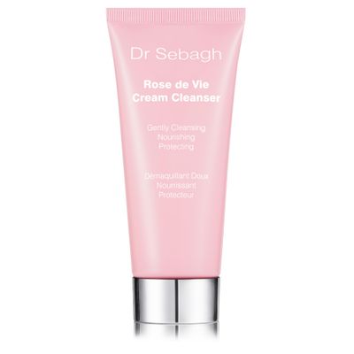 Dr Sebagh - Cream Cleanser [ALL SKIN TYPES] - Hydrating Facial Cleanser - Cream Cleanser Face Wash - Deep Pore Cleanser - Hydrating Face Wash to Remove Make-Up - Rose-Scented Cleanser (3.4 fl.oz.)