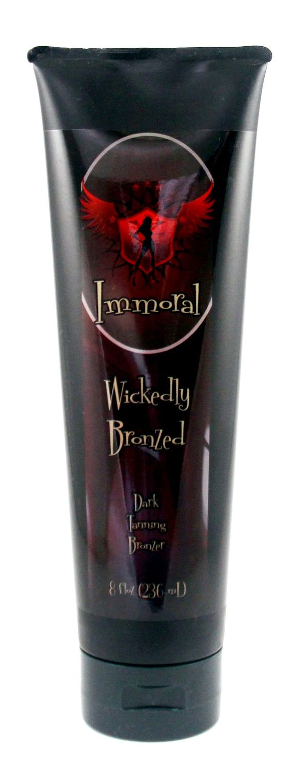 Wickedly Bronzed Tanning Lotion | Dark Tanning Bronzer | Perfect for Indoor Tanning Beds | Great for All Skin Types | Made in USA