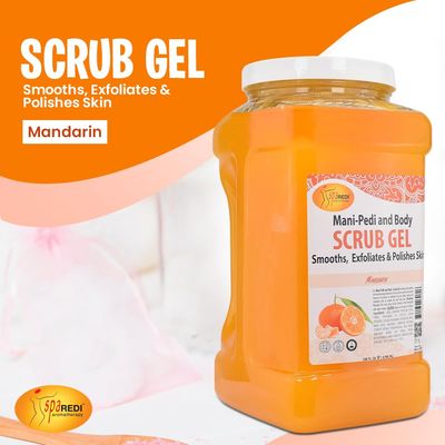 Spa Redi Pedi Scrub Gel - Mandarin (Gal)