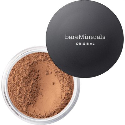 bareMinerals Original Loose Powder Foundation SPF 15, Lightweight Mineral Loose Powder Foundation Makeup, Buildable Coverage, Talc Free, Vegan (Tan 19)
