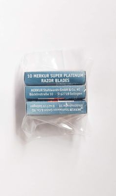 Merkur Double Edge Razor Blades, MK-911-3PK, 10 Count (Pack of 3)