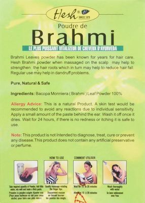 2 X 100G HESH BRAHMI POWDER by Kodiake by USA