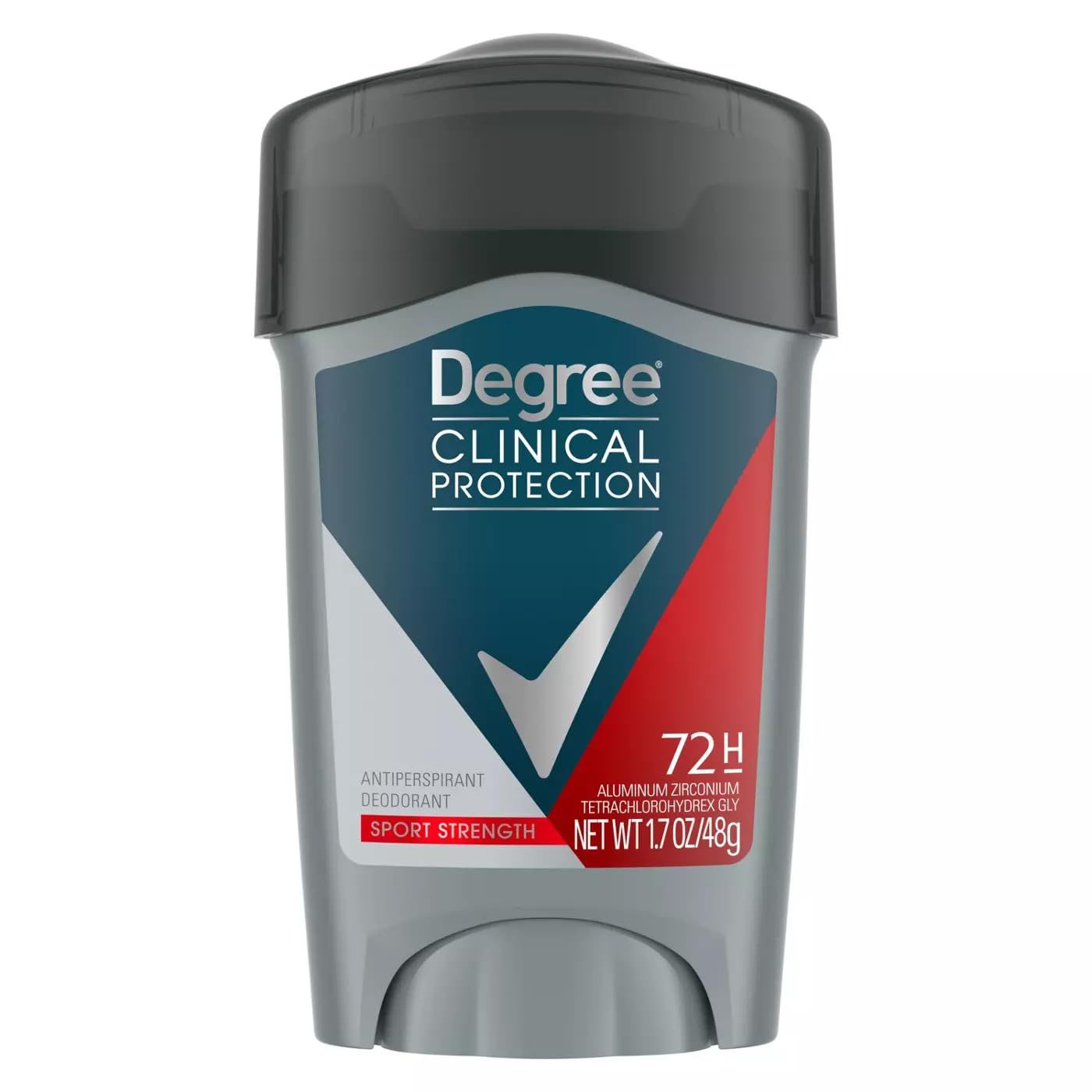Degree Men Clinical Antiperspirant Deodorant, Sport Strength, 1.7 Ounce (Pack of 4)