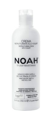 Noah - 2.2 Restructuring Cream with Yogurt - Wrap for Dry, Brittle and Dull Hair - 8.45 fl.oz. / 250 ml For Your Natural Beauty (Yogurt)