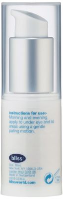 bliss Triple Oxygen Instant Energizing Eye Gel, 0.5 fl. oz.