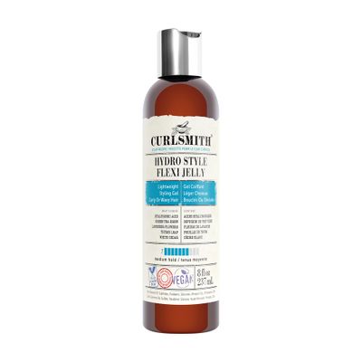 CURLSMITH - Hydro Style Flexi-Jelly - Vegan Defining Gel for Wavy, Curly or Coily Hair (8fl.oz)