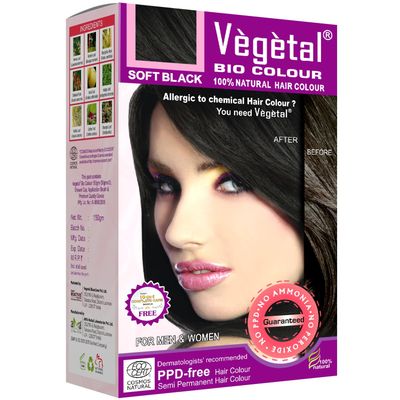 Vegetal Bio Colour - Soft Black 150g.