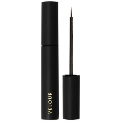 Velour Strong Eyelash Glue - Super Hold Vegan Lash Glue, Brush on Applicator - Premium, Latex-Free Eye Lash Glue for Strip Eyelash Extensions, Lash Adhesive for False Lashes (Black)