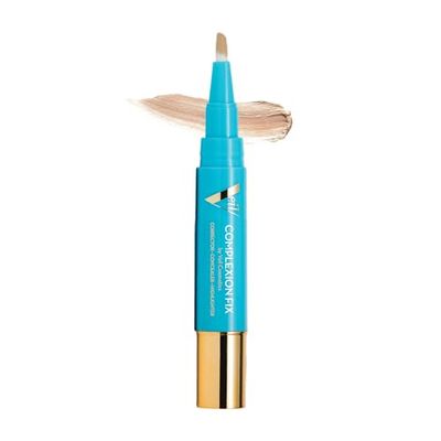 Veil Cosmetics - Complexion Fix Concealer - Liquid Concealer for Under Eye + Dark Circles - Highlight, Contour, Correct - Anti-Aging - Vegan Makeup Pen - Hydrating Lightweight (3N Medium Neutral)