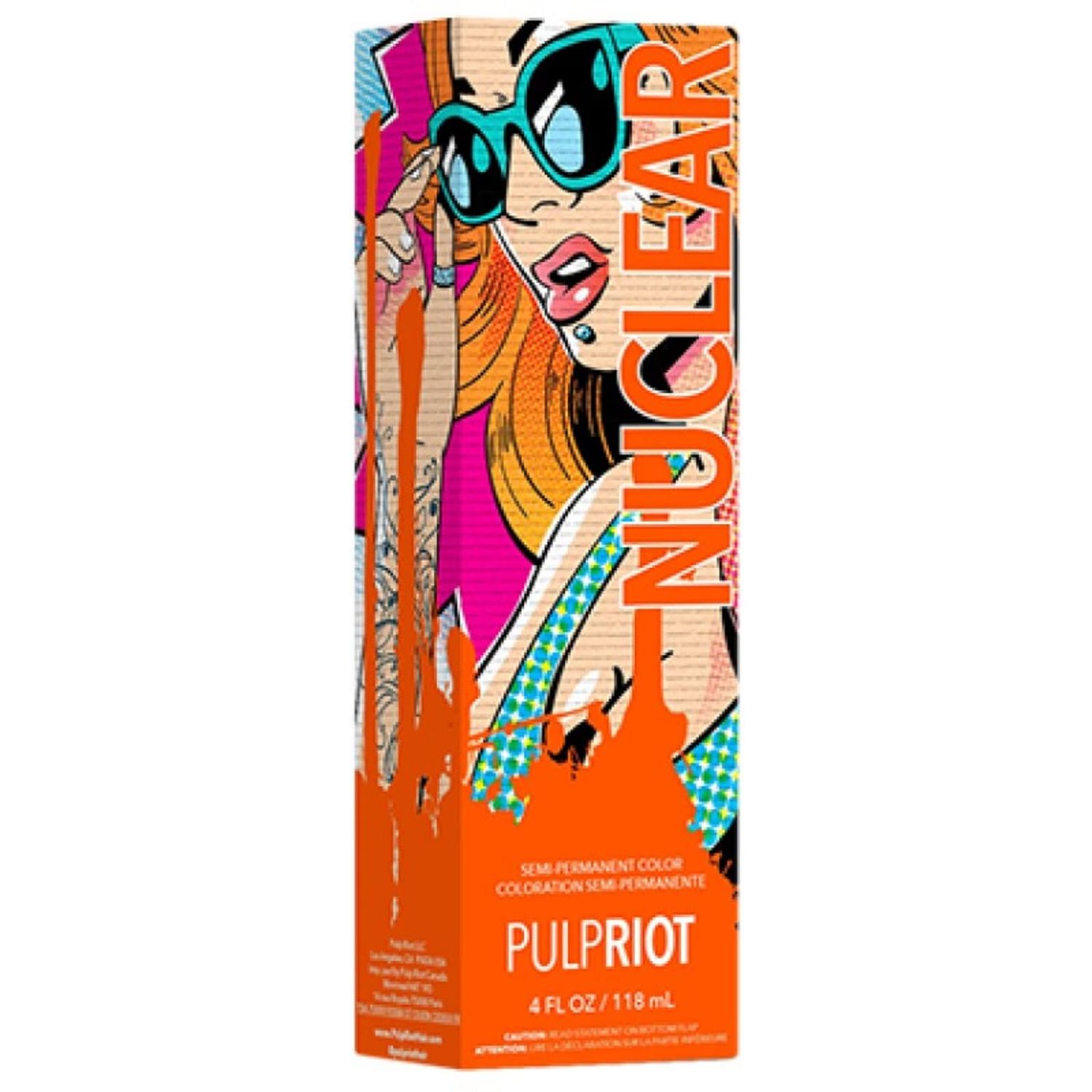 Pulp Riot Semi-Permanent Hair Color 4oz - NeoPop Nuclear