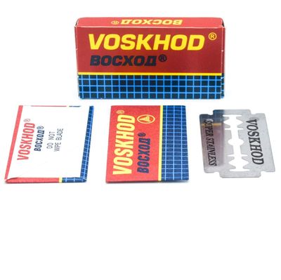 Voskhod, 100 Double Edge Safety Razor Blades, 100 Count