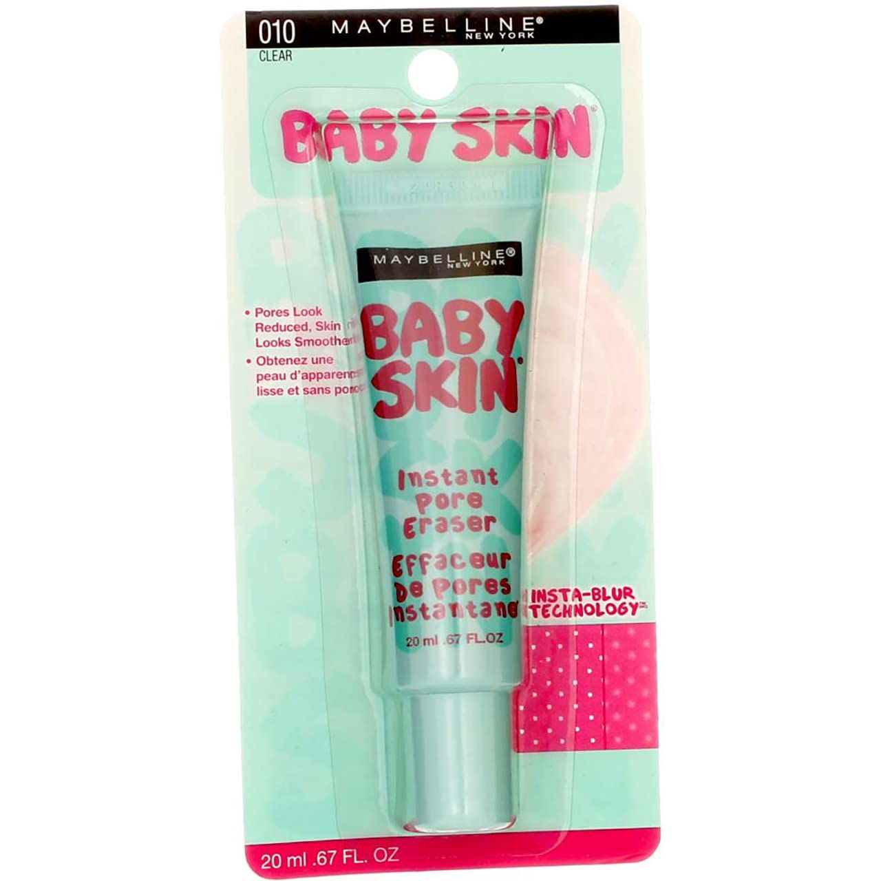 Maybelline New York Baby Skin Instant Pore Eraser Primer 0.67 oz (Pack of 4)