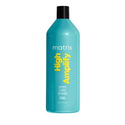 Matrix High Amplify Volumizing Shampoo | Instant Lift, Lasting Volume &amp; Strengthening | Silicone-Free | Boost Structure in Fine, Thin &amp; Limp Hair | Salon Professional Shampoo