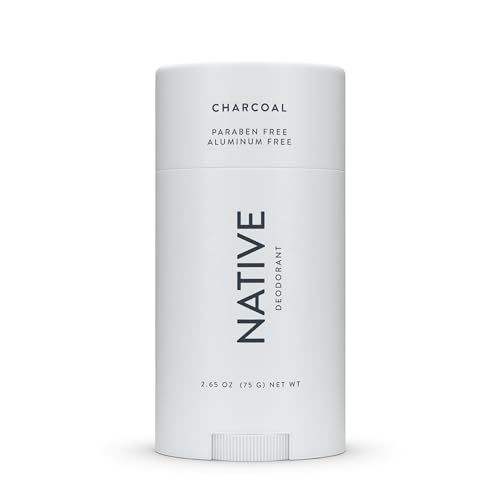 Native Deodorant | Natural Deodorant for Men, Aluminum Free with Baking Soda, Probiotics, Coconut Oil and Shea Butter | Charcoal