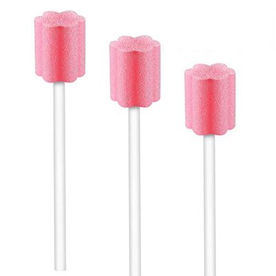 Disposable Oral Swabs-Untreated Mouth Sponge?Individually wrapped?100pack/box?
