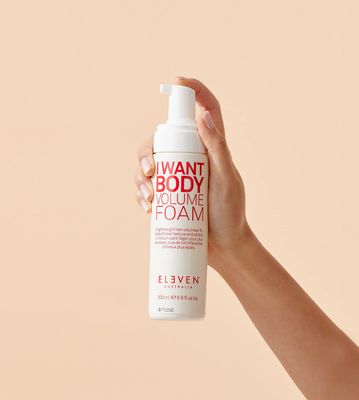 ELEVEN AUSTRALIA I Want Body Volume Foam Perfect Pre-Styler for Fine Hair - 6.8 Fl Oz