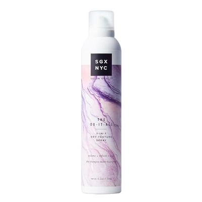 SGX NYC Dry Texture Spray - 3-in-1 Versatile Dry Shampoo and Hairspray for Refreshed Hair - 6.5 oz - UV Protection, Paraben Free, Vegan Friendly, Cruelty Free