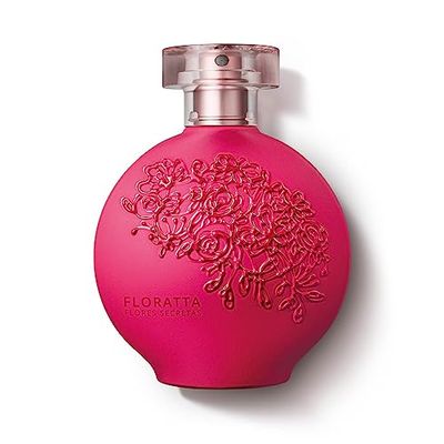 O Boticrio Floratta Secret Flowers Eau de Toilette, Long-Lasting Floral Rose Fragrance Perfume for Women, 2.5 Ounce