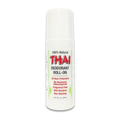 Thai Deodorant Stone Thai Crystal Mist Roll On Deodorant, 3 Oz