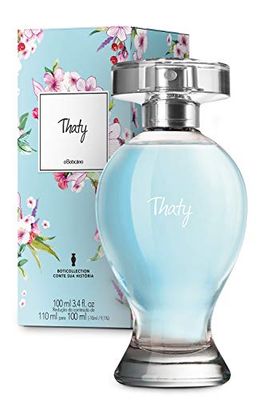 O BOTICARIO Thaty Boticollection Eau de Toilette, Long-Lasting, Fresh Floral Fragrance Perfume for Women, 3.4 Ounce