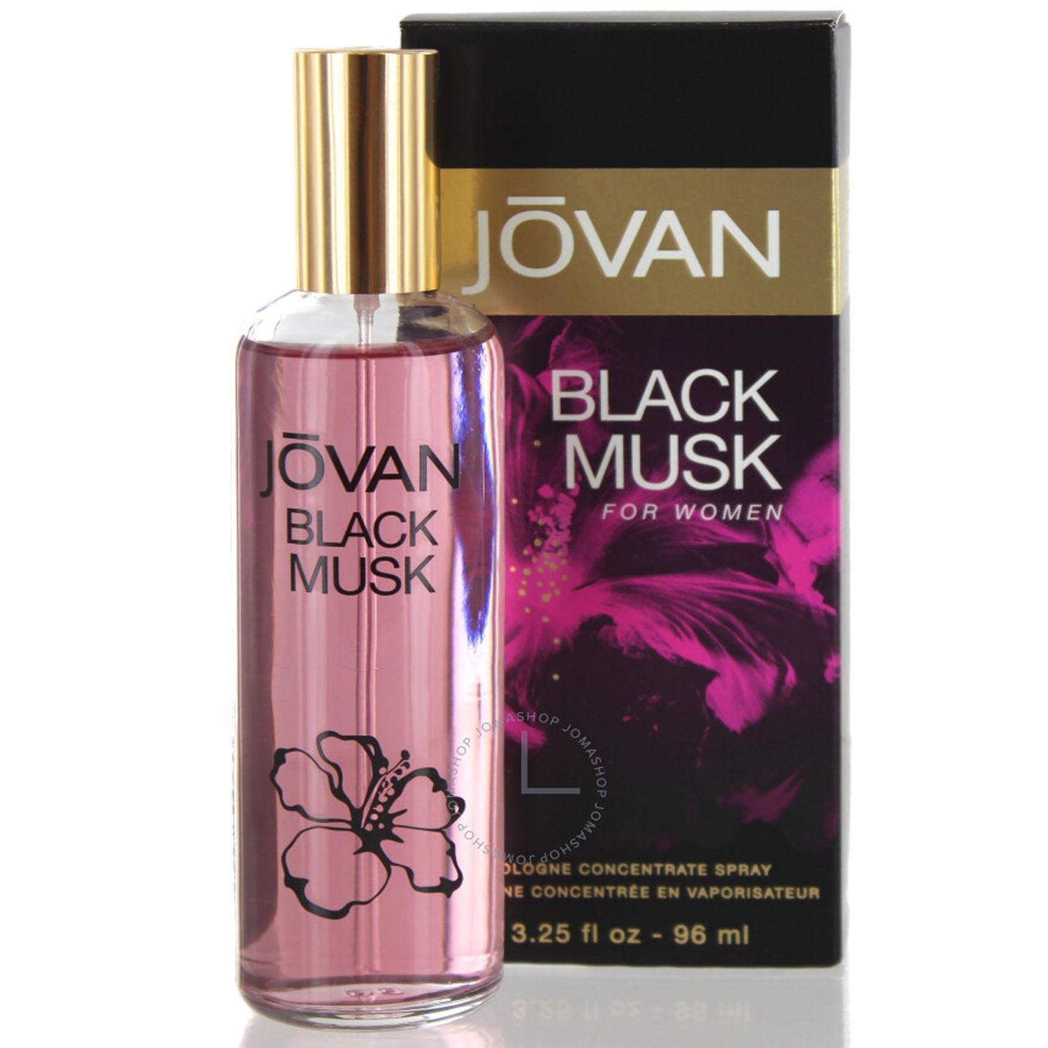 Jovan Black Must perfume 3.25 cologne concentrate spray