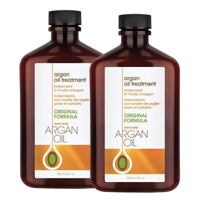 One &#39;n Only Argan Oil Hair Treatment, Helps Smooth and Strengthen Damaged Hair, Eliminates Frizz, Creates Brilliant Shines, Non-Greasy Formula, 8 Fl. Oz (2 Pack)
