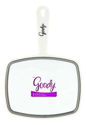 Goody Hair Styling Hand Mirror (11-Inch), (Colors May Vary) (Pack of 2)