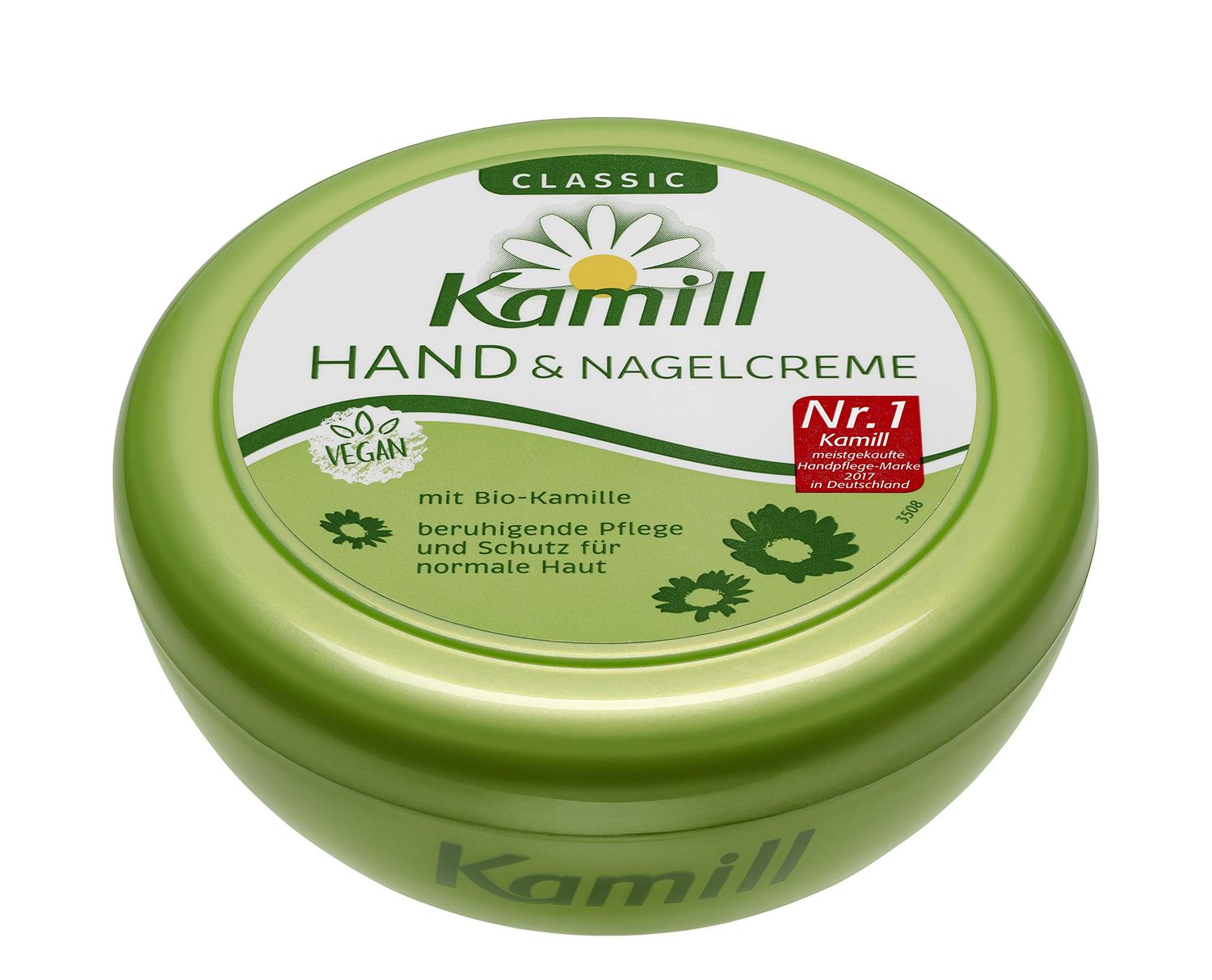Kamill Classic Hand and Nail Cream for Normal to Dry Skin with German Chamomile Extract and Bisabolol, Calm and Gentle, Skin Compatibility Dermatologically Approved, Pack of 2 (8.45 Ounces Each)