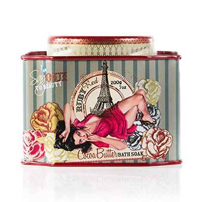 Barefoot Venus Epsom Salt Bath Soak with Cocoa Butter (Ruby Red)