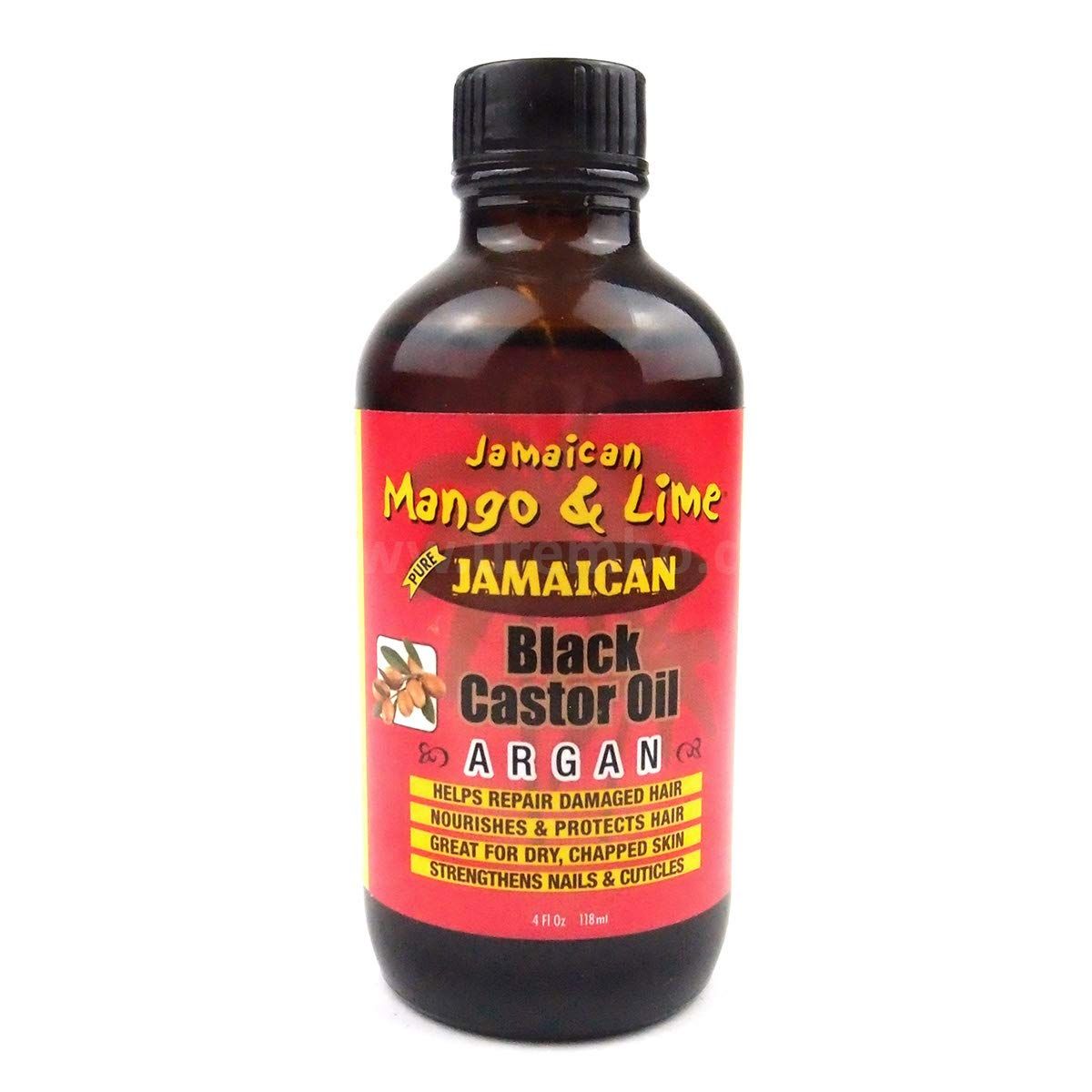 Jam. Mango &amp; Lime Black Castor Oil Argan 4oz