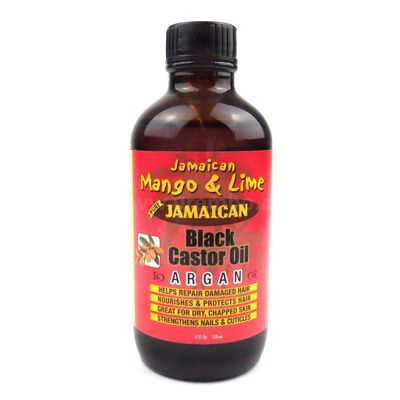 Jam. Mango &amp; Lime Black Castor Oil Argan 4oz