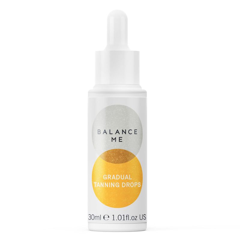 Balance Me Gradual Tanning Drops 1.01 fl oz, With Vitamin E, Self Tanning for Face &amp; Body, Streak-Free, No Odour, Hydrating, Vegan &amp; Cruelty-Free