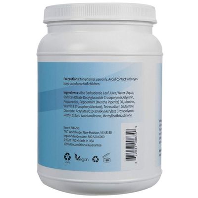 ForPro Professional Collection Premium Peppermint Cooling Gel, Instantly Cools, Revitalizes Tired & Sore Feet, Formulated With Pure Peppermint Oil & Menthol, 64 Oz. (802298)